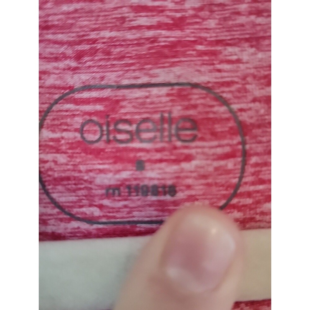 Oiselle Activewear Tank Womens Sz8 Coral Heathered Sleeveless Stretch Racer Back - Picture 4 of 7
